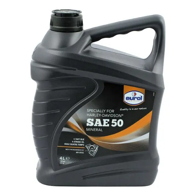 Edullinen Hinta Eurol Moottoriöljy Mineral Harley SAE 50 4L 4L