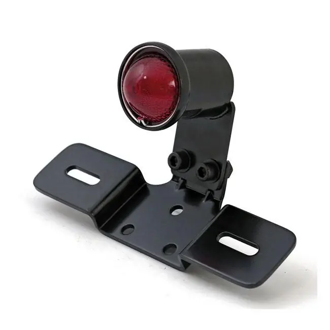 Uusi Malli Old School Type 3 LED takavalo rekisterikilven kiinnike musta