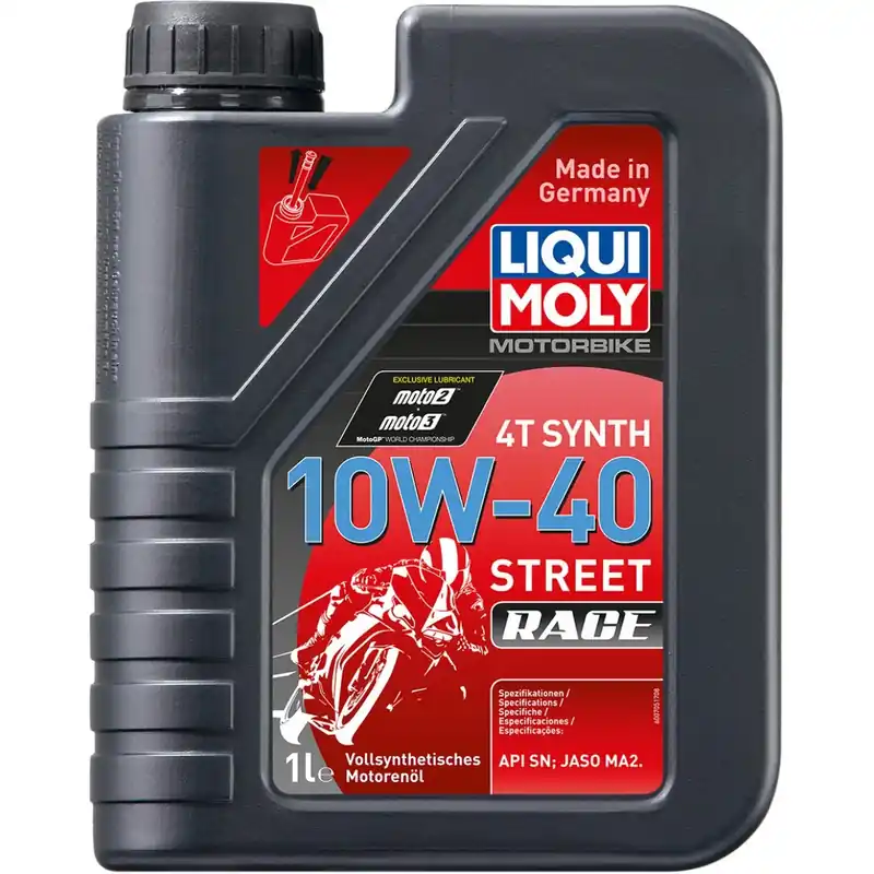 Liqui Moly Moottoriöljy Synteettinen 4T 10W-40 Street Race 1L Suoraan Valmistajalta