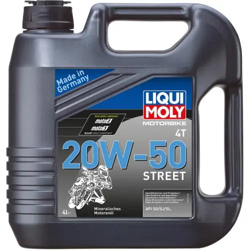 Liqui Moly Moottoriöljy 4T 20W-50 Street 1L Osta Verkossa