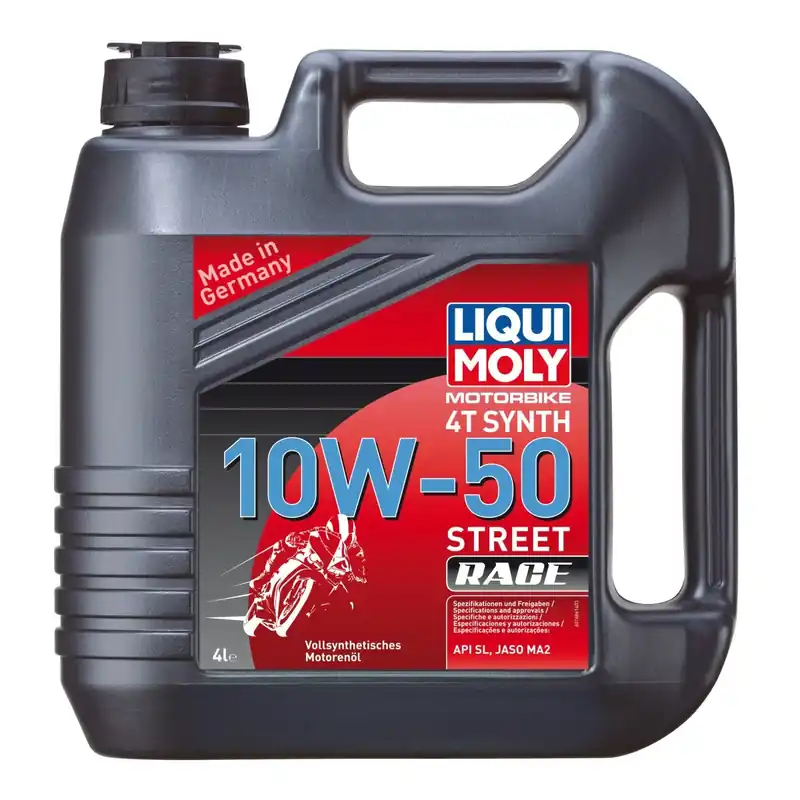 Liqui Moly Moottoriöljy Synteettinen 4T 10W-50 Street Race 1L Uusi Malli