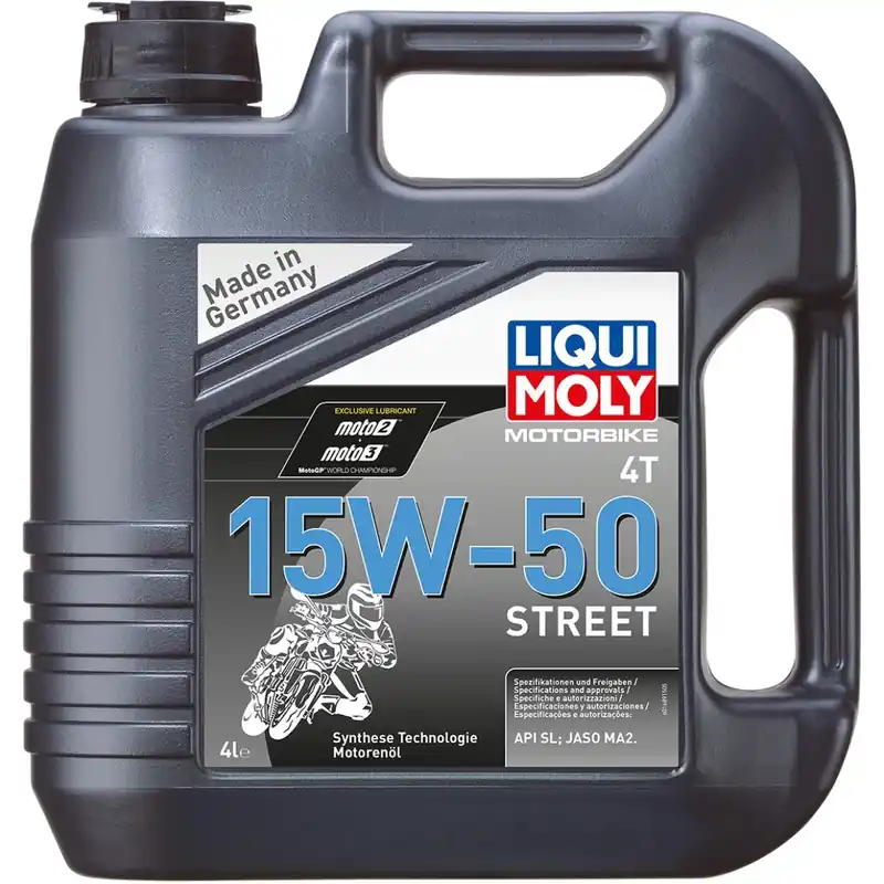 Asiakkaiden Suosikki Liqui Moly Moottoriöljy 4T 15W-50 Street 1L