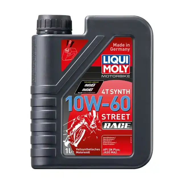 Liqui Moly Moottoriöljy Synteettinen 4T 10W-60 Street Race 1L Erikoistarjous