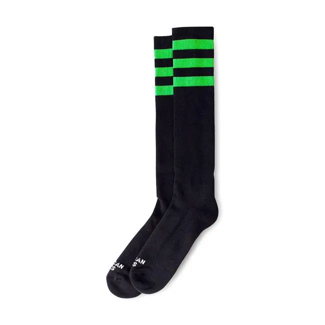 Lähetetään Heti Amerikkalaiset sukat Knee High Ghostbusters Kolminkertainen vihreä raidallinen