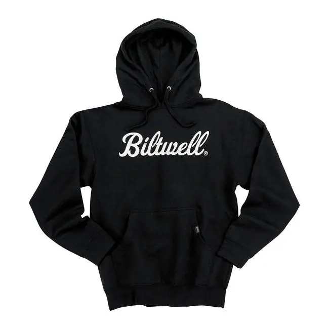 Biltwell Pullover huppari Script Musta Viimeinen Mahdollisuus