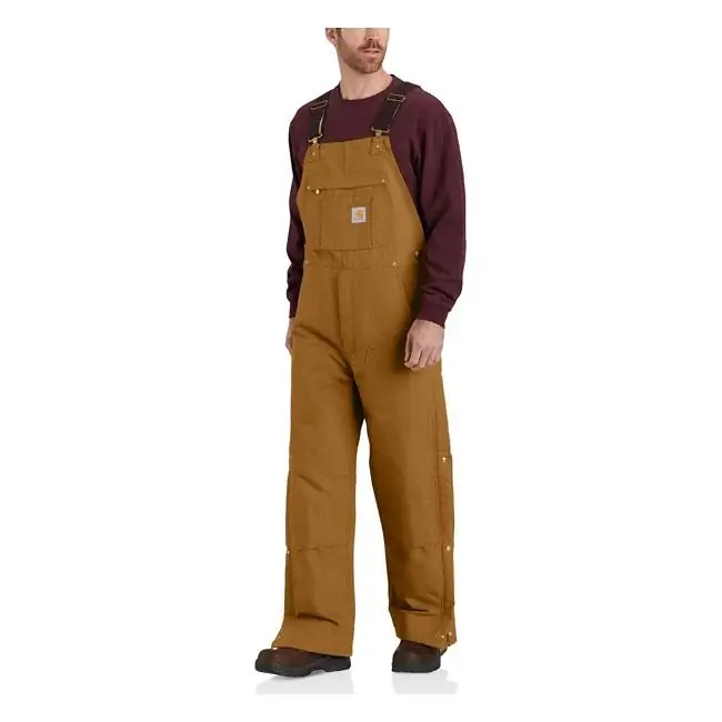 Ilmainen Palautus Carhartt Duck Eristetty Bib Overall