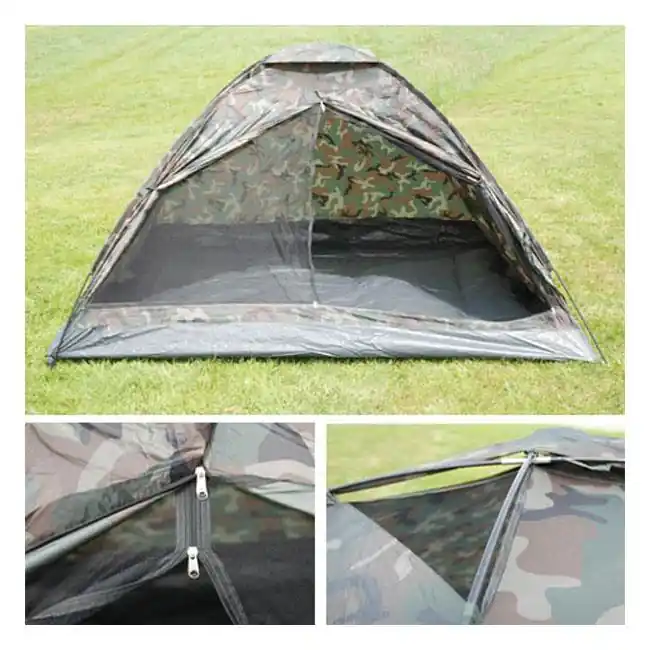 Tehdashinta Fostex 2 hengen teltta Camouflage