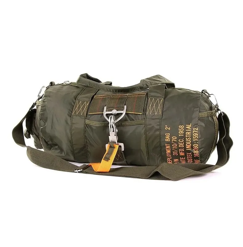 Päivän Tarjous Fostex Army Parachute Pilot Bag Duffle Green