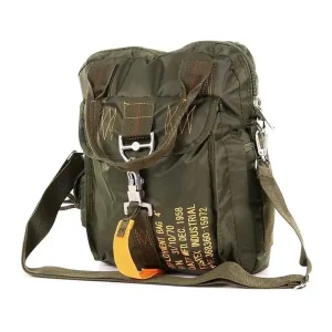 Ajankohtainen Fostex Army Parachute olkalaukku, vihreä