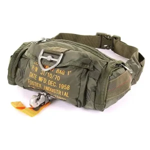 Pikatoimitus Fostex Army Parachute Hip Bag Green