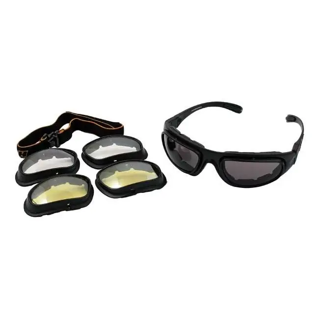 Alennettu Hinta Helly Biker Shades Eagle Convertible moottoripyöräilylasit