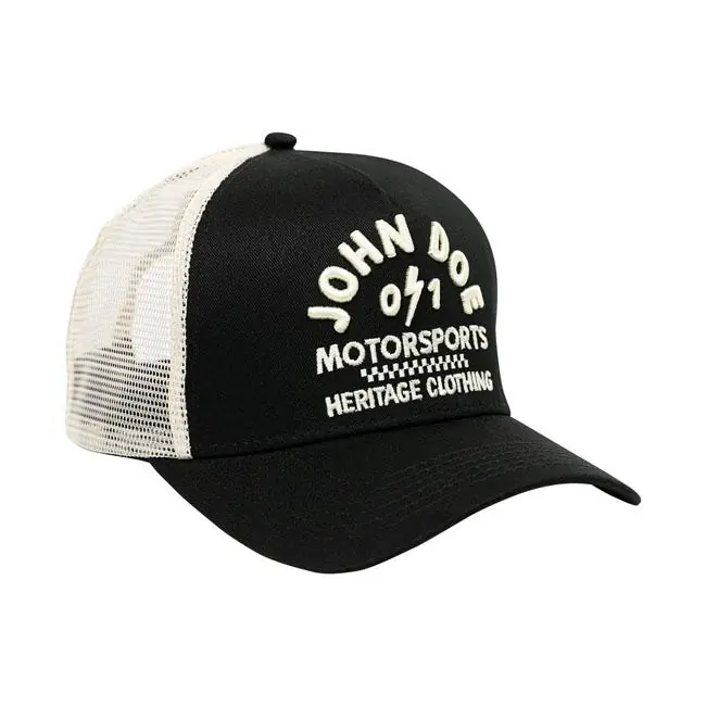 John Doe Trucker Cap Musta/Valkoinen Tukkuhinta