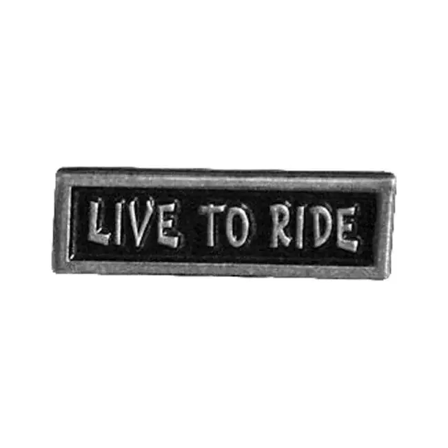 Älä Missaa Live to Ride Biker Pin