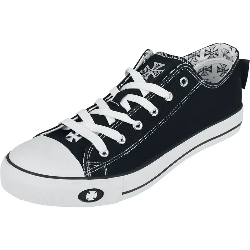 Turvallinen Maksu West Coast Choppers Warrior Low Tops Kengät Musta