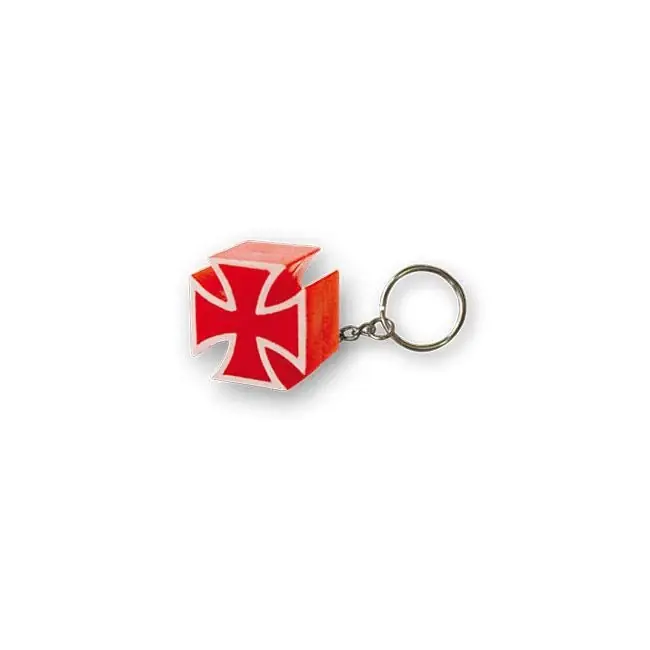 Viikonlopputarjous Triktopz Cross Pin avaimenperä punainen