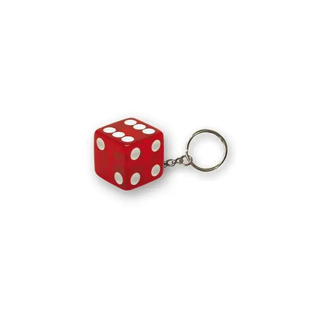 Triktopz Dice avaimenperä kirkas punainen Halpa