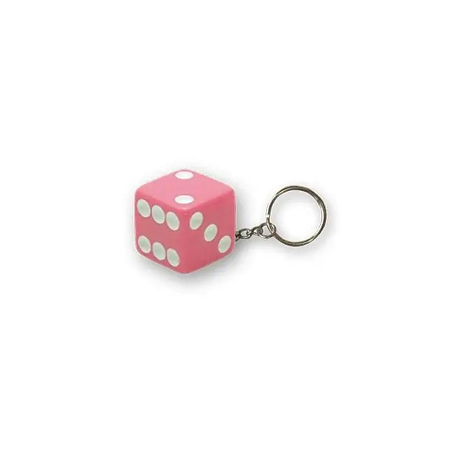 Uutuus Triktopz Dice avaimenperä vaaleanpunainen