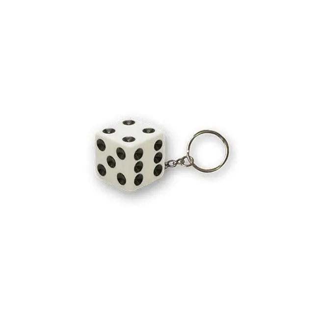 Viikonlopputarjous Triktopz Dice avaimenperä valkoinen
