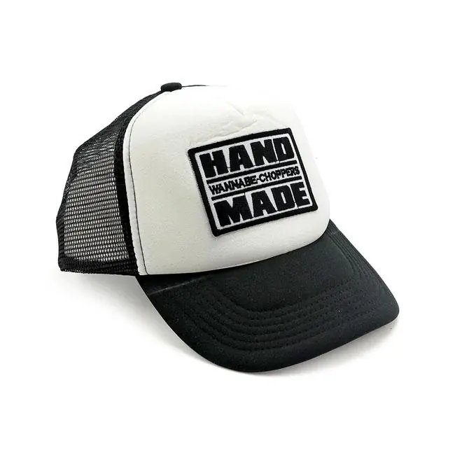 Wannabe Choppers Trucker Cap Valkoinen/Musta Suoraan Valmistajalta
