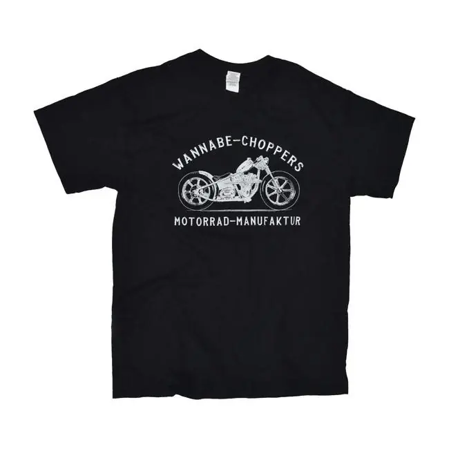 Uusi Malli Wannabe Choppers t-paita "Alsi9Mg"