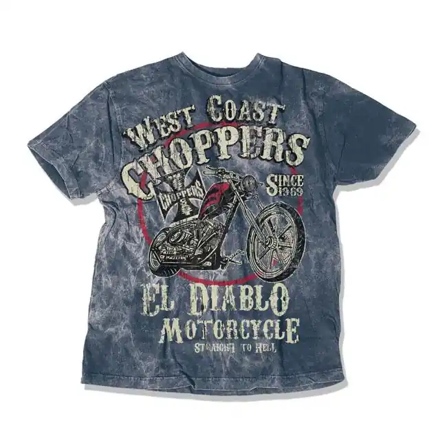 Superhinta WCC El Diablo t-paita vintage sininen