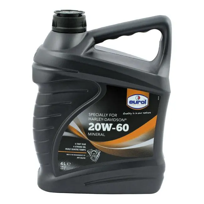 Eurol Moottoriöljy Mineral Harley 20W-60 4L Flash-Tarjous