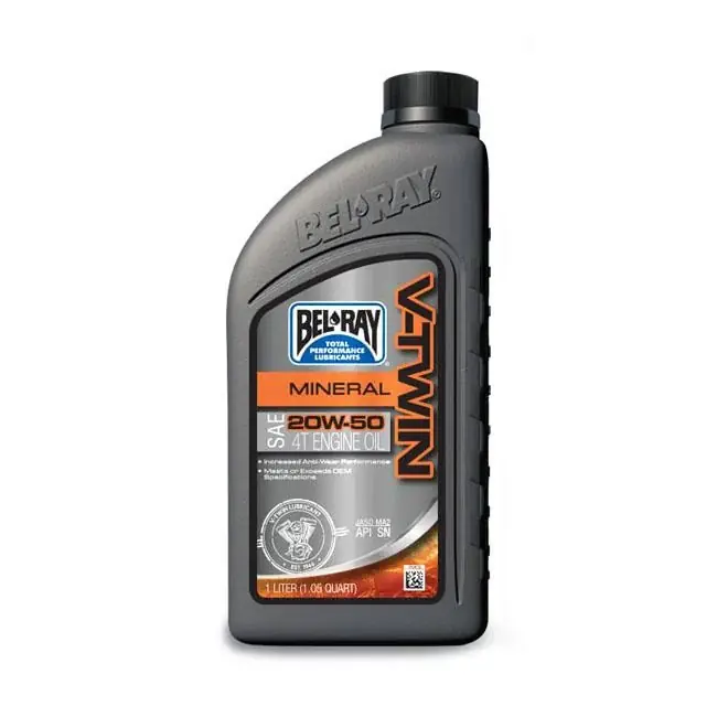 Tehdashinta Bel-Ray V-Twin Moottoriöljy Mineral 20W-50 1L