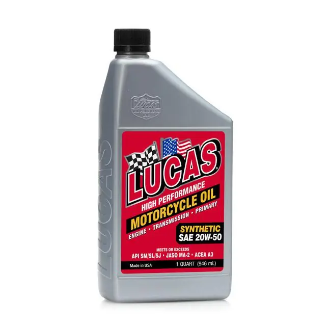 Lucas Oil Moottoriöljy Synteettinen 20W-50 946ml Ilmainen Palautus