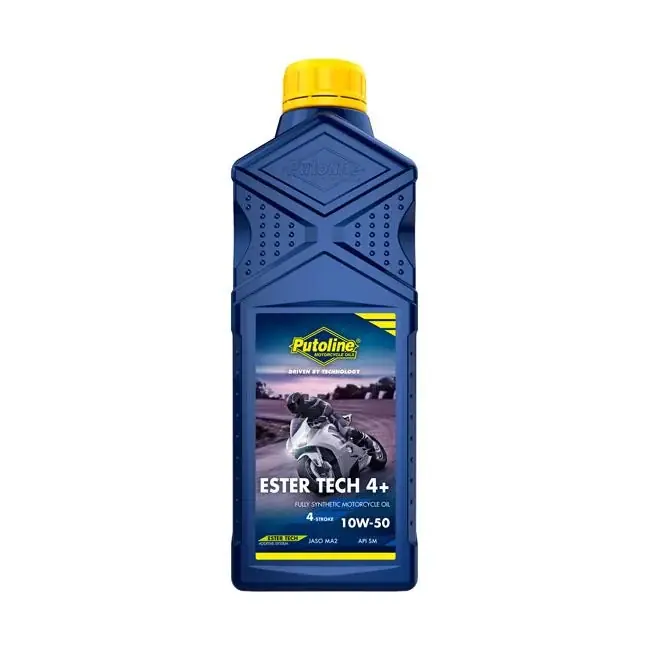 Korkea Laatu Putoline Ester Tech 4+ synteettinen moottoriöljy 10W-50 1L 1L