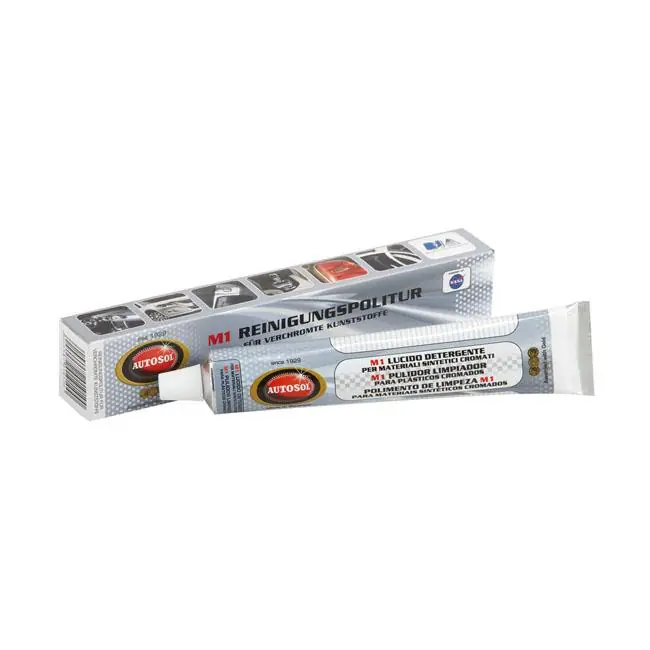 Autosol M1 Puhdistuskiillotusaine muovikromi 75ml Uusi Malli