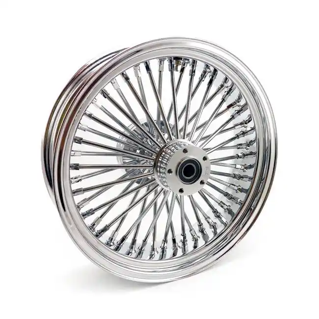 Erikoistarjous MCS Radial 48 Fat Spoke takapyörä 5.50 x 16" Kromi
