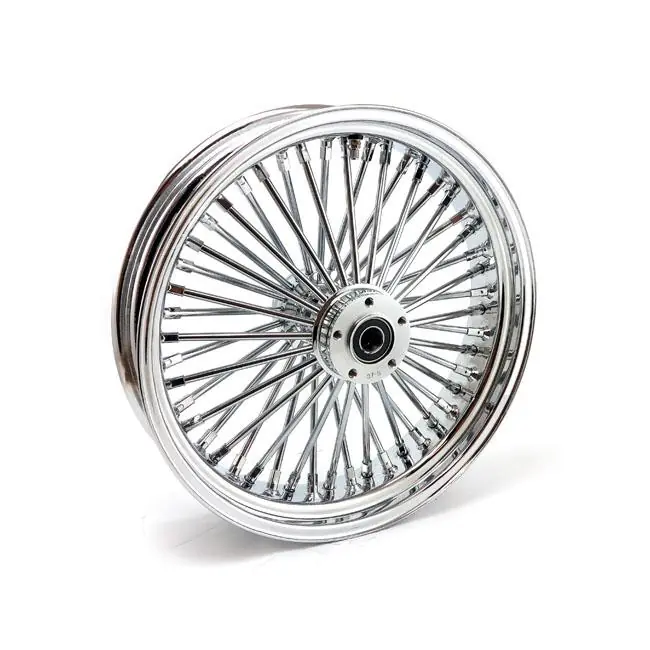 Asiakkaiden Suosikki MCS Radial 48 Fat Spoke takapyörä 4.25 x 18" Kromi
