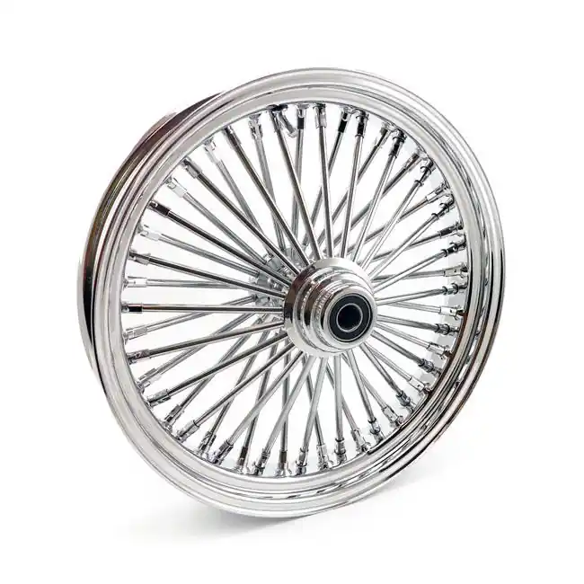 Aito MCS Radial 48 Fat Spoke etupyörä 3.50 x 18" SF kromi
