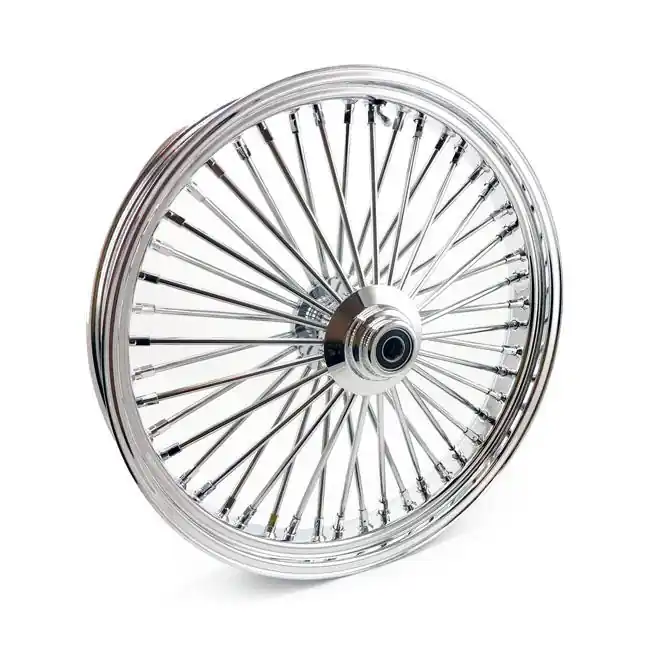 Vain Rajoitetun Ajan MCS Radial 48 Fat Spoke etupyörä 3.50 x 23" SF Chrome (kromi)