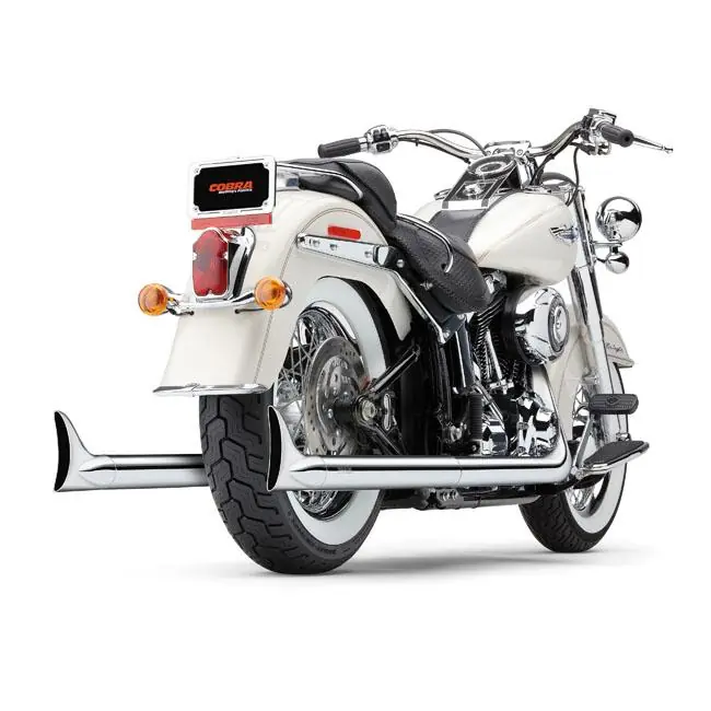 Päivän Tarjous Cobra Bad Hombre Duals Fishtail-pakoputki Harleylle