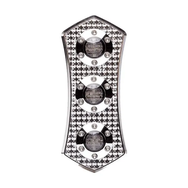 Pikatoimitus Vitys Design Diamond LED 3 in 1 takavalo kromi
