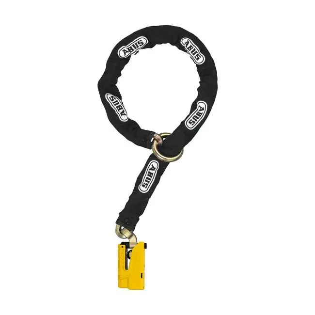 Abus 8077 Granit Detecto X-plus -lukko ja musta silmukkaketju Ilmainen Palautus
