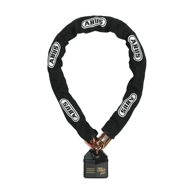 Abus Granit 37RK/80 lukko ja 14KS120 musta silmukkaketju Superhinta