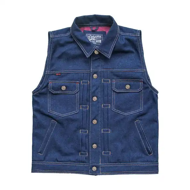 Eniten Myyty 13 1/2 Rain Splitter Denim moottoripyöräliivi