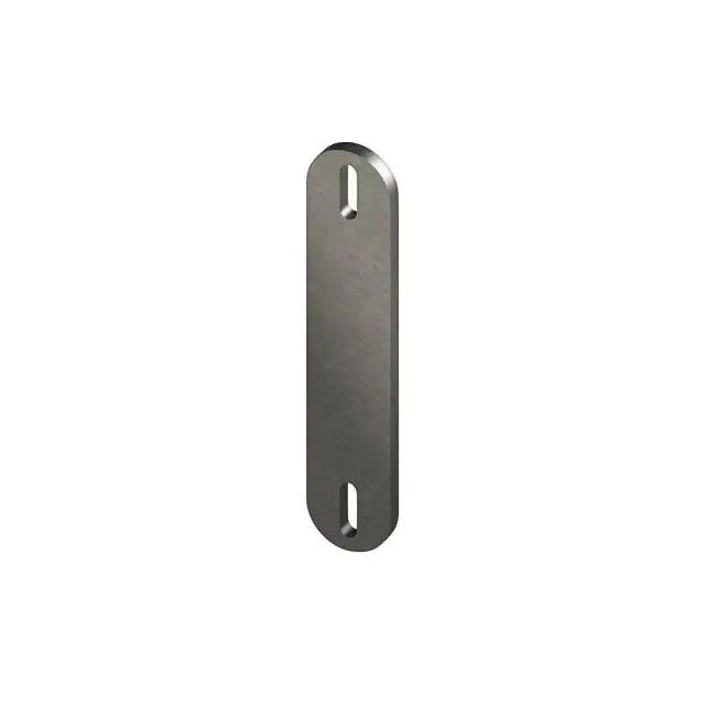 Viikonlopputarjous Teräksinen kiinnityskieleke 6mm W 32mm L 155mm uritettu