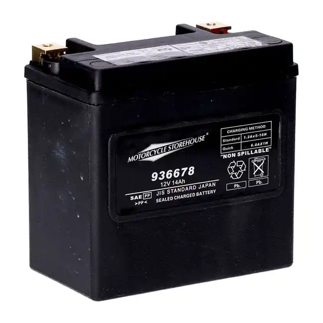 Ajankohtainen MCS 12V AGM akku 14Ah Vasen+ 240CCA