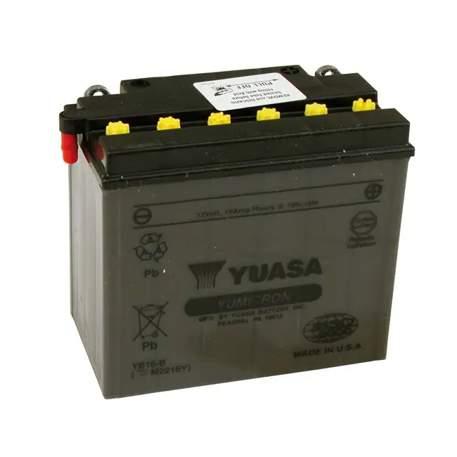 Tehdashinta Yuasa Yumicron 12V lyijyakku 19Ah 215CCA