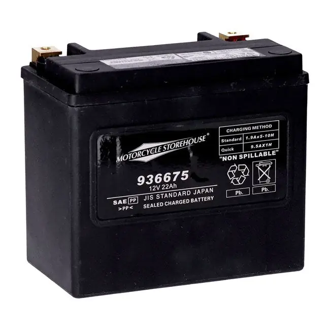 MCS 12V AGM akku 22Ah vasen+ 325CCA Halpa Hinta