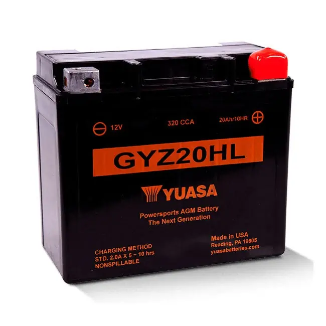 Alennettu Hinta Yuasa GYZ-sarjan AGM-akku GYZ20HL