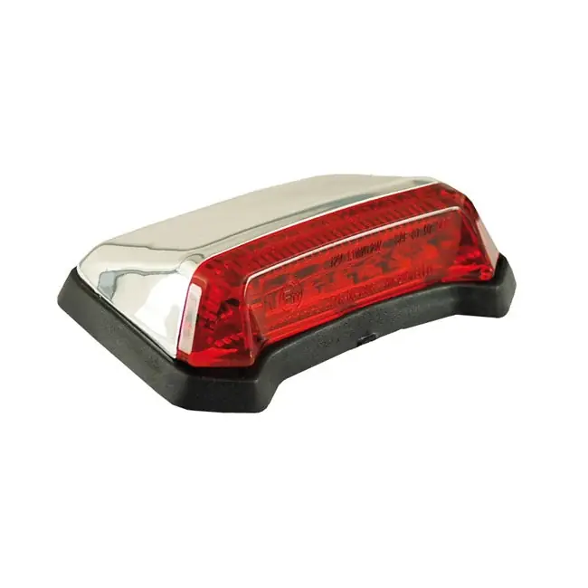 Kausialennus Nitro Mini LED kromi moottoripyörän takavalo