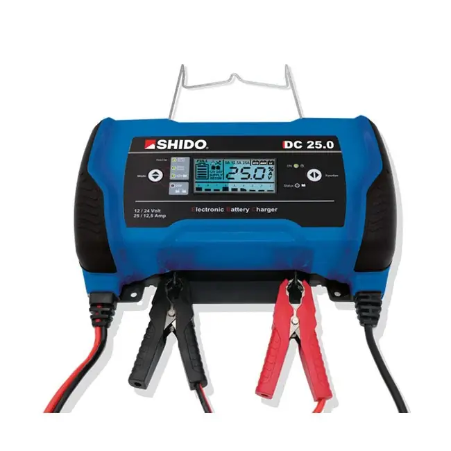 Shido Multi-akkulaturi 12V/24V DC 25.0 A Suoraan Valmistajalta