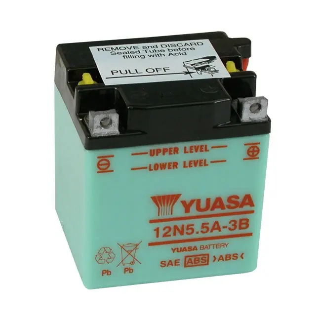 Eniten Myyty Yuasa 12N5.5A-3B 12V lyijyakku 5.5Ah 55CCA