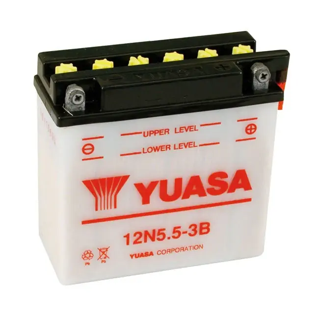 Yuasa 12N5.5-3B 12V lyijyakku 5.5Ah 55CCA Osta Tänään