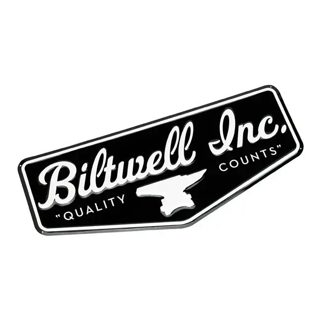 Alennettu Biltwell Shop -kyltti musta/valkoinen