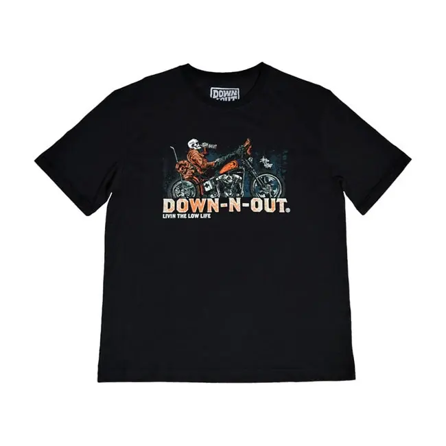 Alennus Down-N-Out Safety Second T-paita Musta